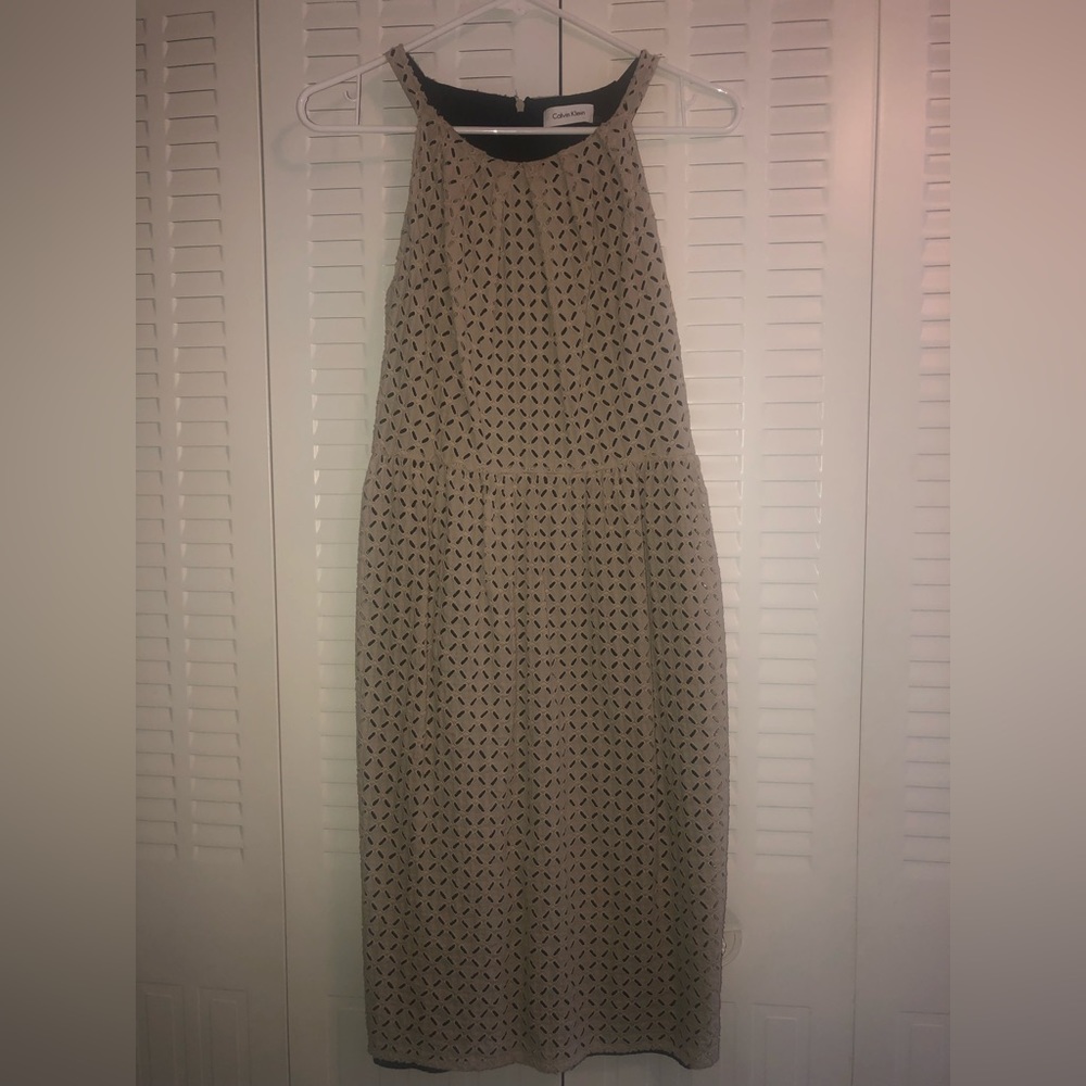 Calvin Klein Eyelet Dress
